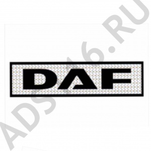 Наклейка DAF ч/б 8х35