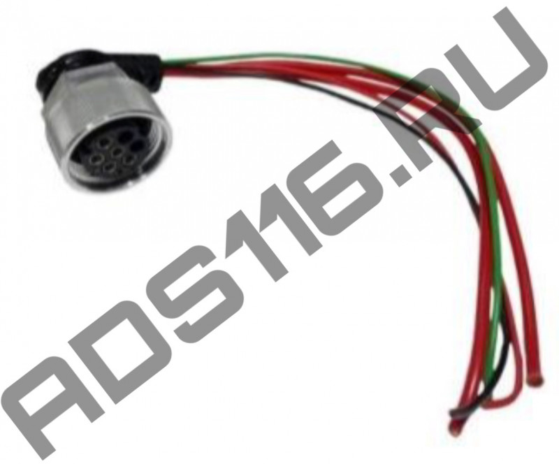 Колодка в сборе на ТНВД БОШ закручивающаяся "ГАЙКА" с 7 проводами