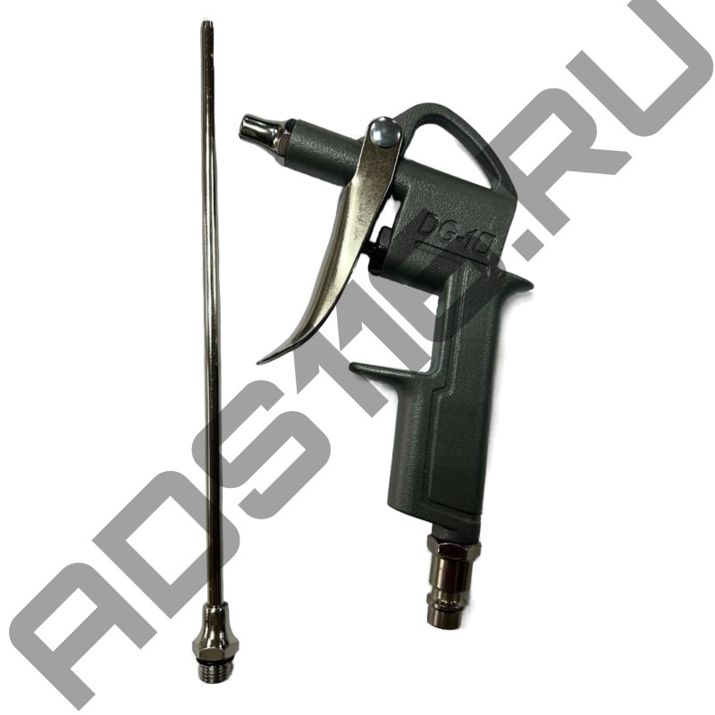 Продувочный пистолет металлический с насадкой 200 мм. (уп. 100 шт.)*