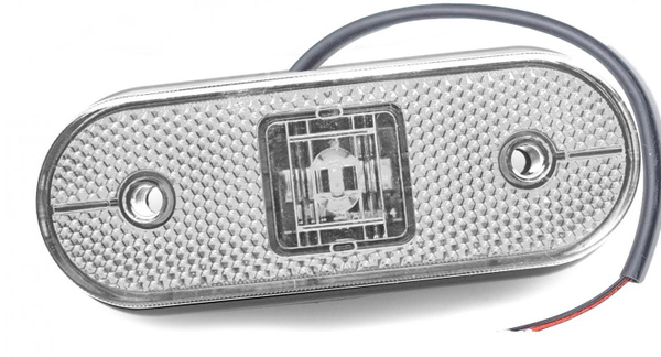 Фонарь габаритный 100.3731 белый светодиодный 12/24V с кронштейном