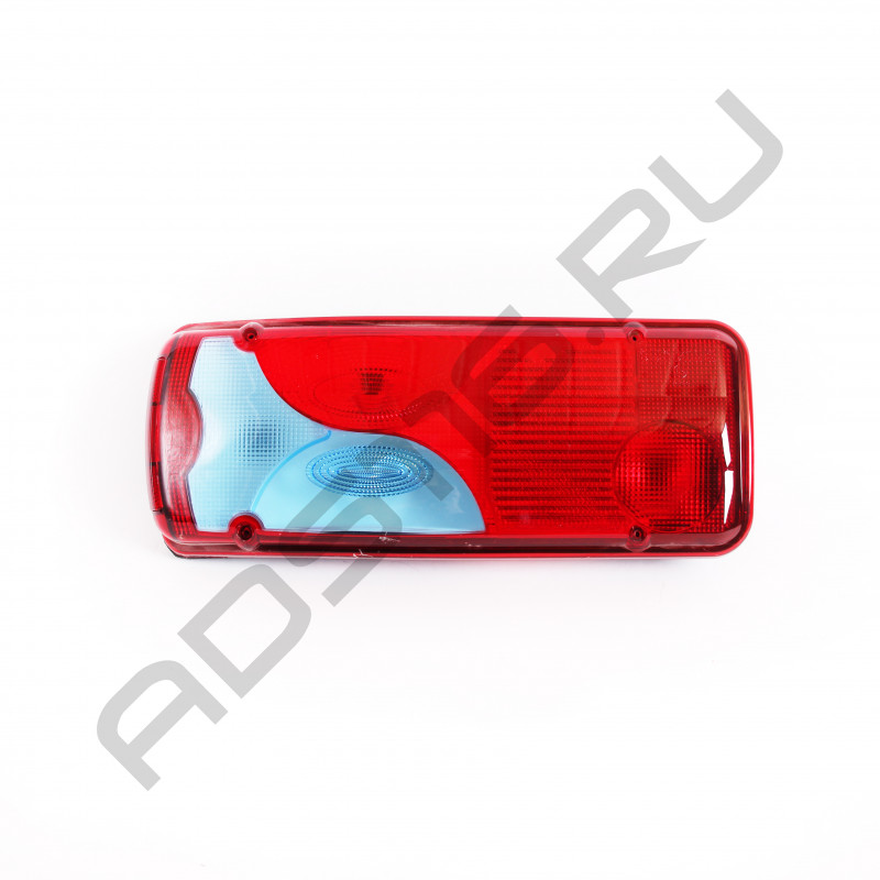 Фонарь задний MAN TGA LED левый с провод. синее стекло