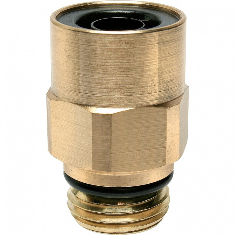 Фитинг прямой наружняя резьба М12 D 8 (бронза)Camozzi*