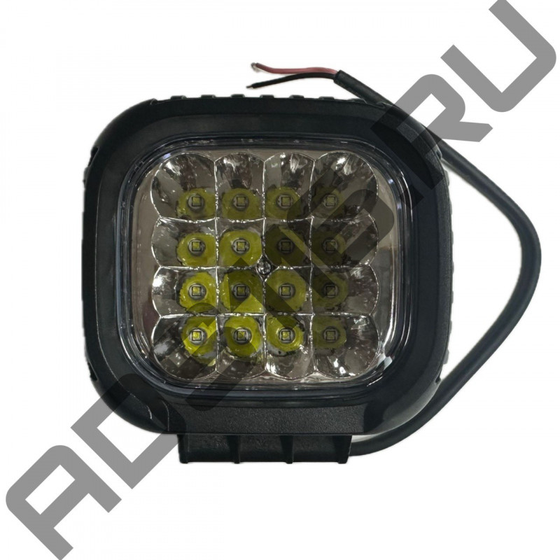 Фонарь рабочего света 12/50v (105х105х85 мм.) 34W квадратный дальний свет