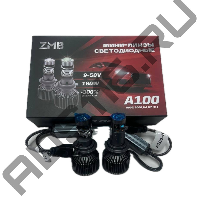 Автолампа светодиодная Н7 9-50V 30W, 6500K, 18000LM A100-H7