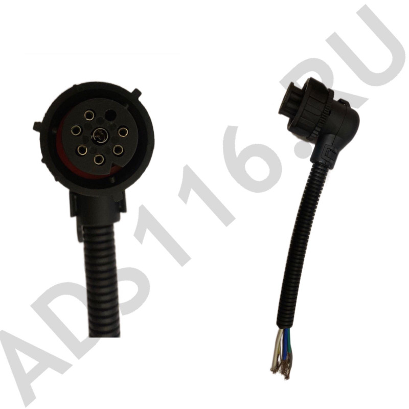 Колодка ЕВРО из 8-и байонет угловой (зад. фонари) (на машине) CAG-H0680W/ 50шт.в упак./