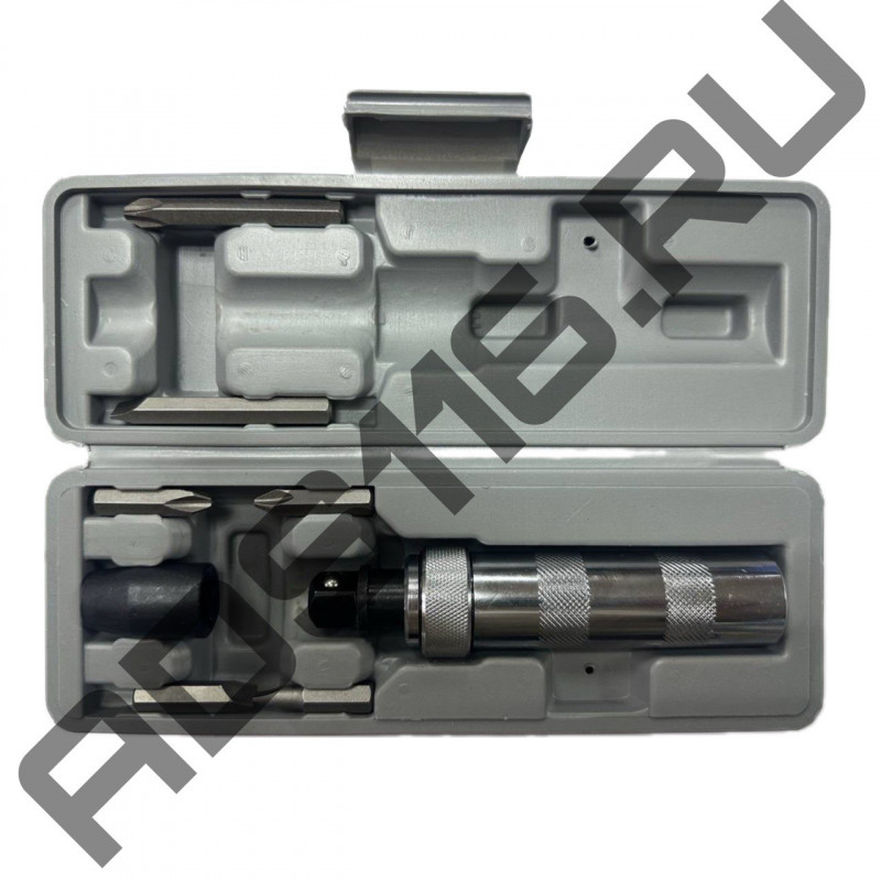 Отвертка ударная 6 бит в кейсе МАЯКАВТО