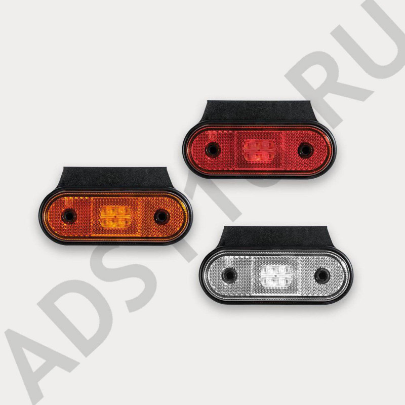 Фонарь габаритный 100.3731 LED FT-020 красный c кронштейном Fristom