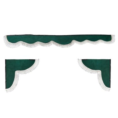 Ламбрекен лобового стекла+угол а/м КАМАЗ зеленый