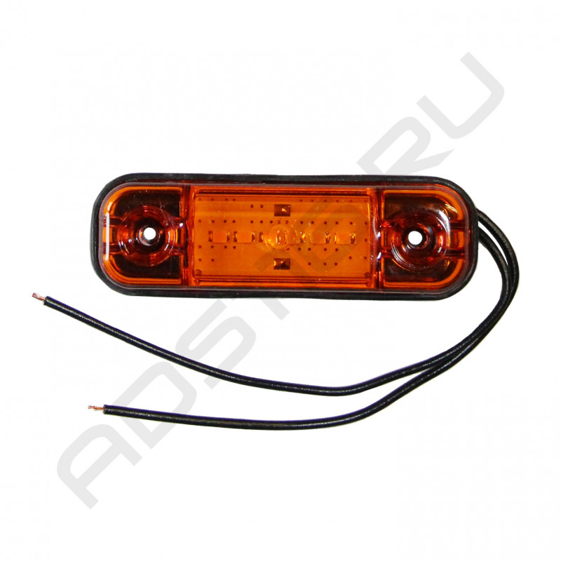 Фонарь габаритный ОГ-40 6 LED желтый 12/24V 100шт/