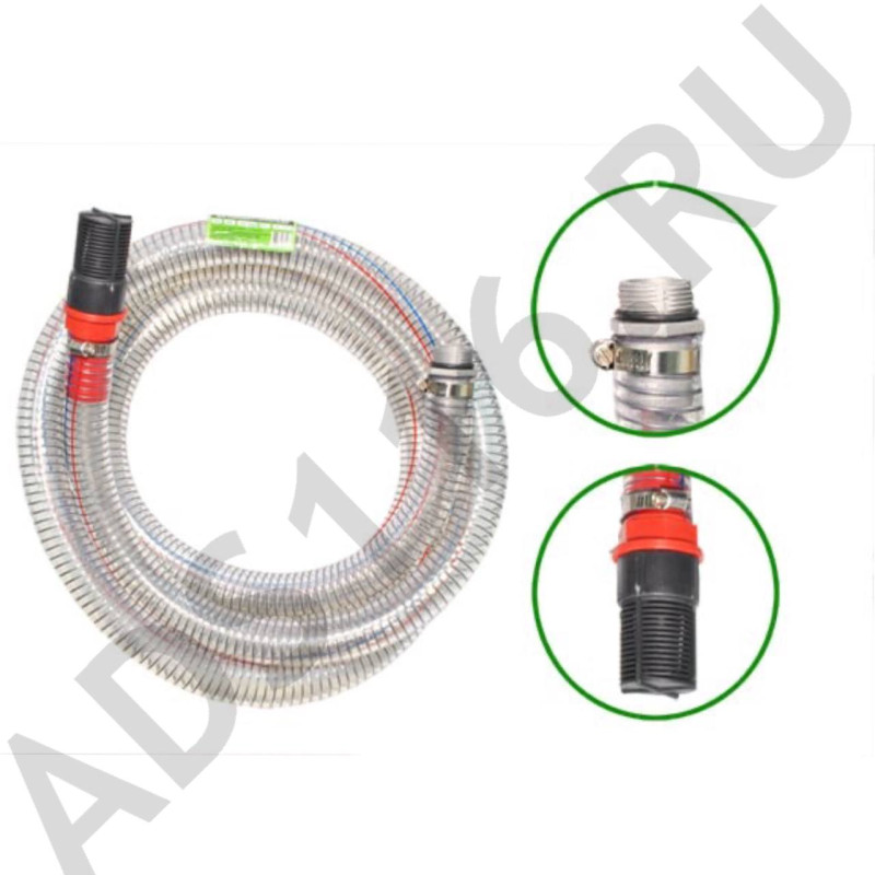 Шланг топливоприемный МБС для помпового насоса (6 метра) 12/24V d=3/4
