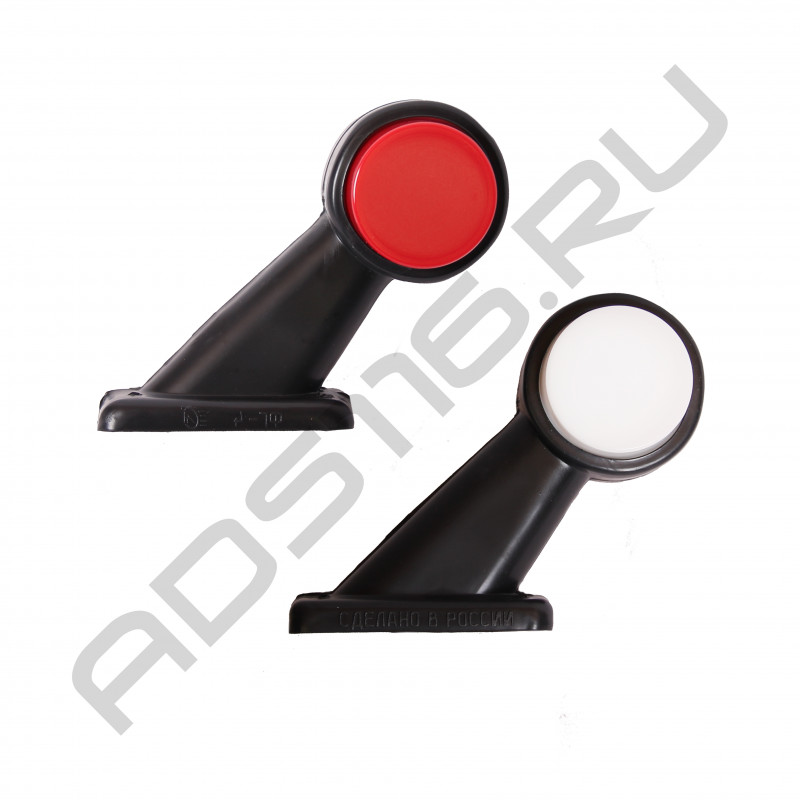 Фонарь габаритный (рога) ФГ-4-06 неон (10 диодов,4 болта) левый