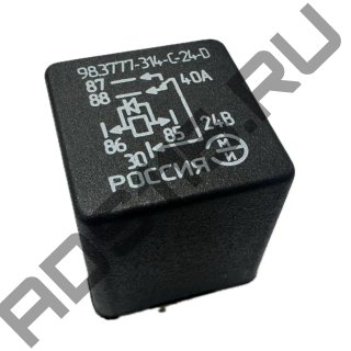 Реле БОШ 5 контактов (г. Пенза) 40А24В(аналог YL-314-C-24-D)