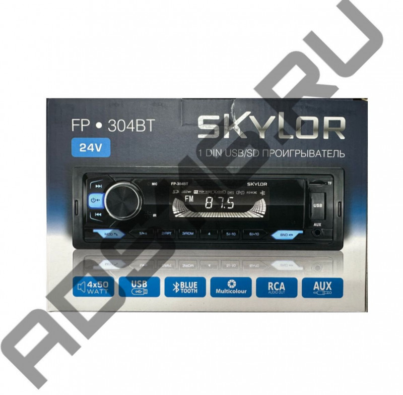Автомагнитола SKYLOR BT-304 4х50 (USB без CD) bluetooth