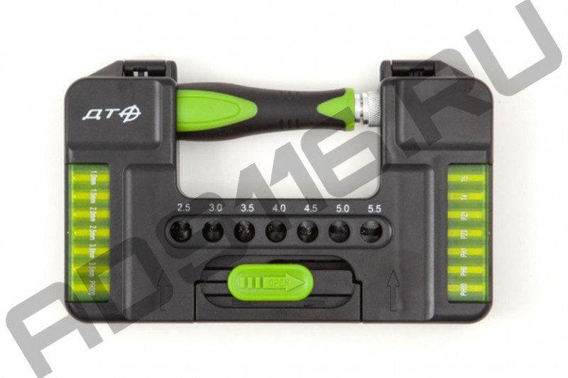 Отвертка 786137 цанговая для точечных работ с битами 1/8