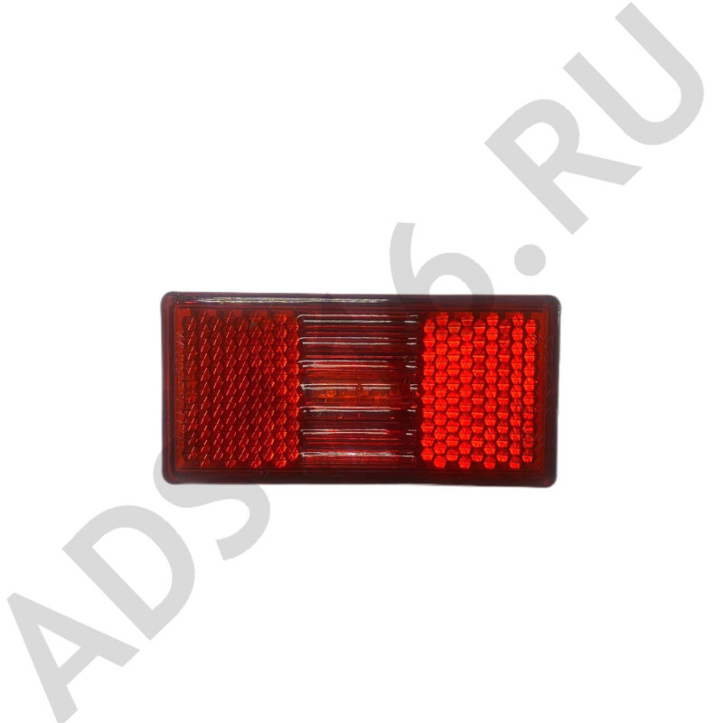 Фонарь маркерный 24V светодиод (ТОНКИЙ) круглый разьем КРАСНЫЙ