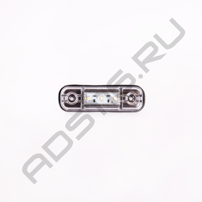 Фонарь габаритный ОГ-40 3 LED белый 12/24V 100шт/