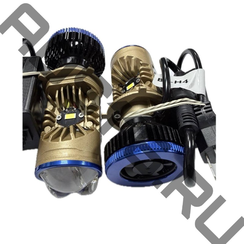 Автолампа светодиодная Н4 12V-54V ближ. свет 45w, дальн. свет 70w, 6000K ЛИНЗА