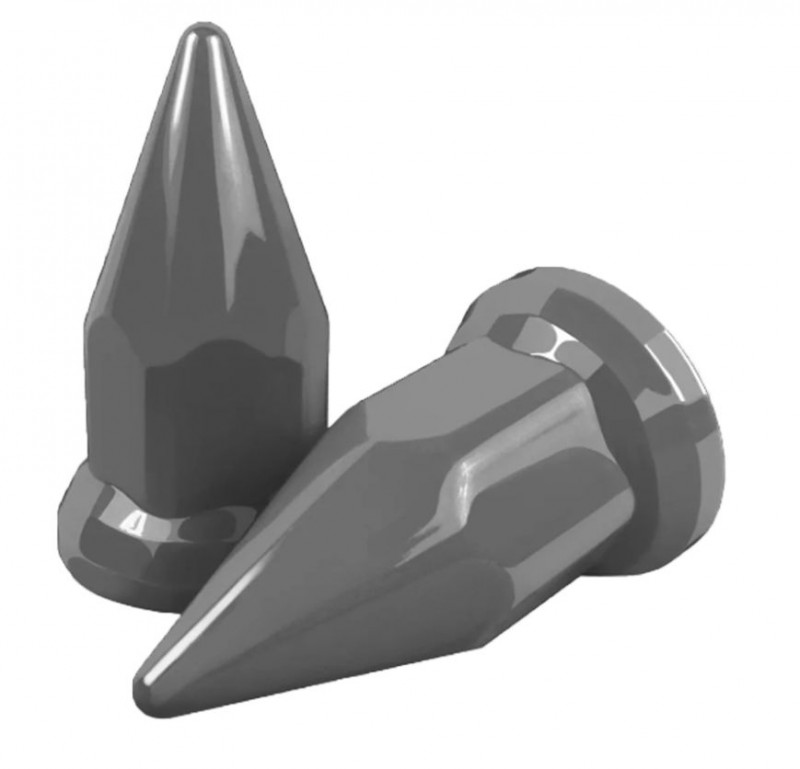 Колпачок на гайку 33 н/о пластик. серый ШИП 20шт/