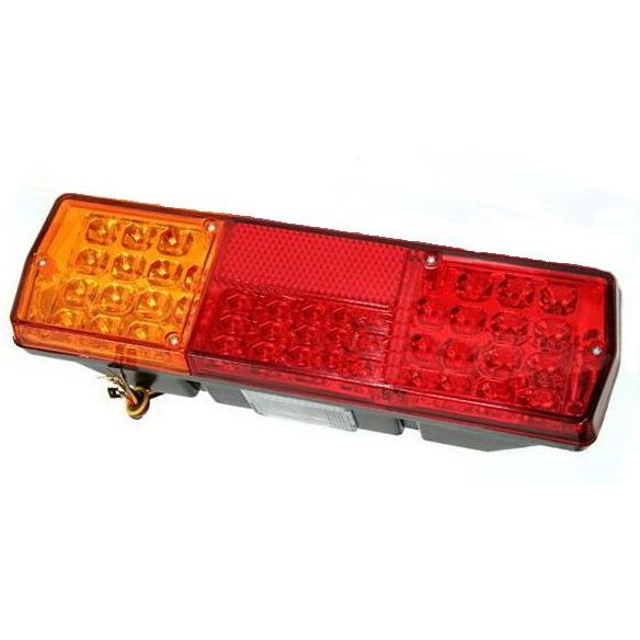 Фонарь задний а/м КАМАЗ (на 6-ти болтах) правый 24В (метал. отражатель)12шт./