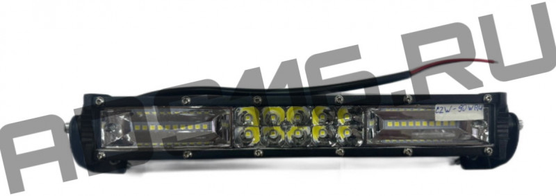 Фонарь рабочего света 12/24v (262х40х50мм.) 25W (пылевлагозащищенный) белый