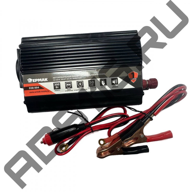 Преобразователь напр. 12/220 300Вт (DC/AC Инвертор) ЕРМАК