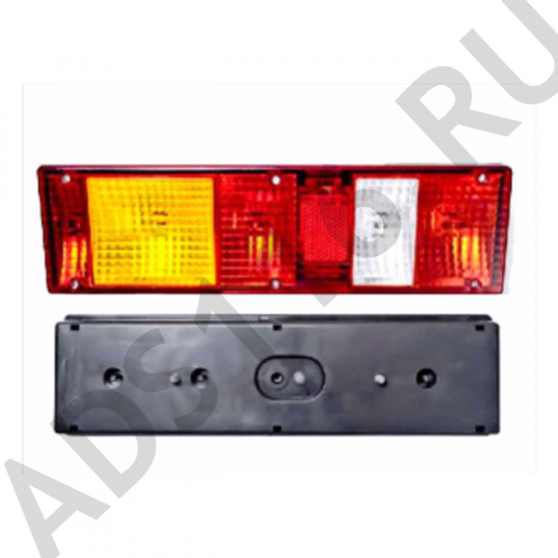Фонарь задний а/м МАЗ без пров. без габ. ТЮНИНГ прав. (желт. поворотник)