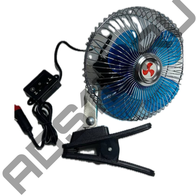 5612 Вентилятор автомобильный салонный 12В / V6 (уп. 12 шт.)