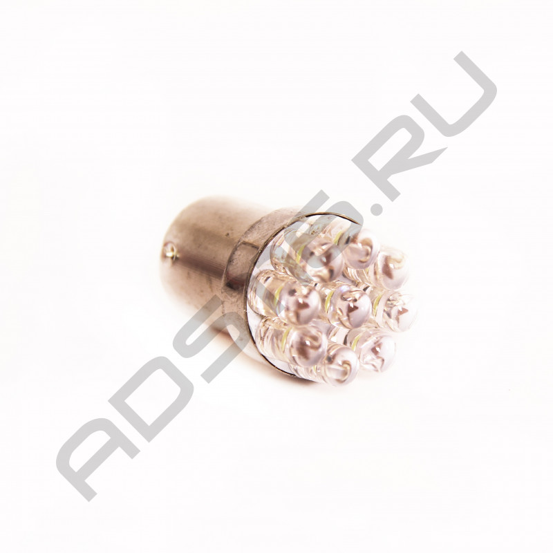 Автолампа светодиодная 12/21 9 диодов белый 12/21-9-WHITE по 10шт/