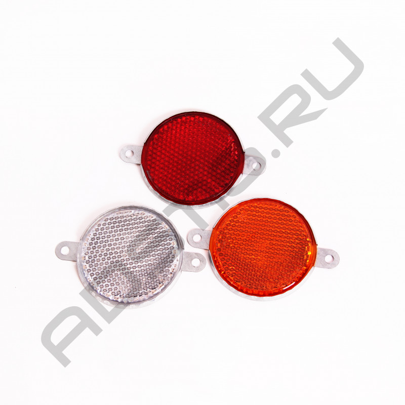 Катафот метал. с ушками желтый 100шт./