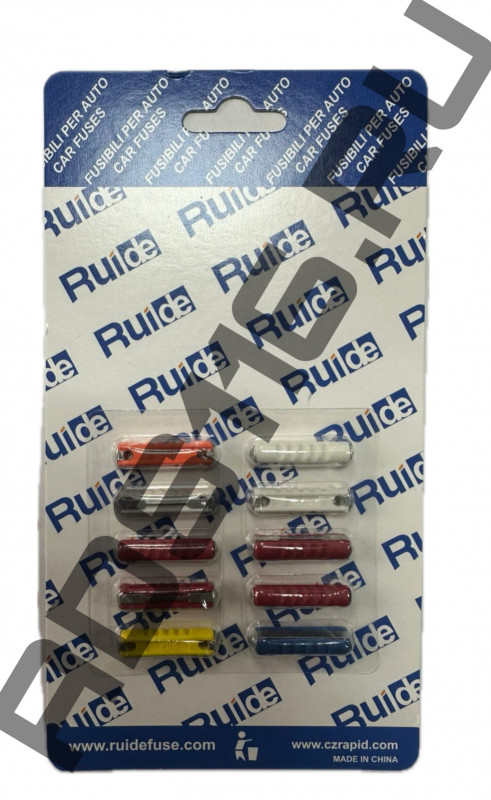 Предохран. цилиндр. RUide 8А -16А блистер /100шт.в упак.