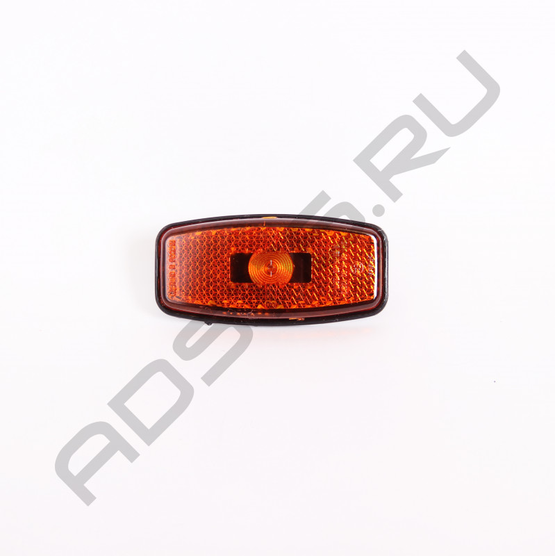 Фонарь габаритный ФБГ желтый (светодиодный) 12/24 с АМП разъемом L-90 без кронштейна 120шт./